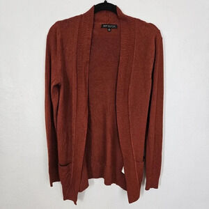 BAJEE COLLECTION‎ by Becool Cardigan Size S Rust Orange Pockets